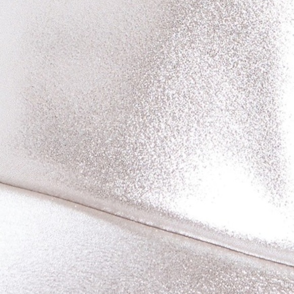 NEW Metallic Silver Gray Baseball Cap - Picture 3 of 3